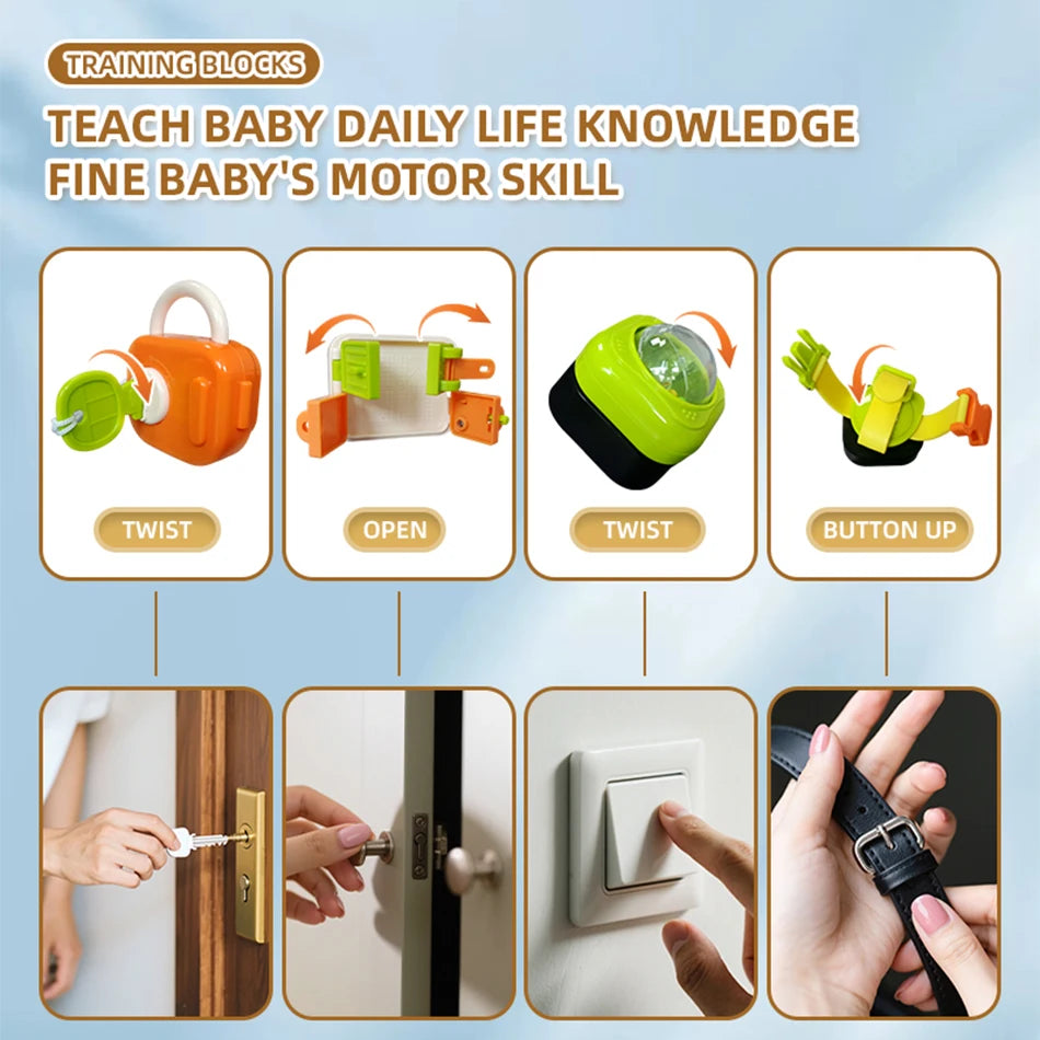 Coolplay 2in1 Baby Busy Ball &ndash; Montessori Sensory Learning Toy