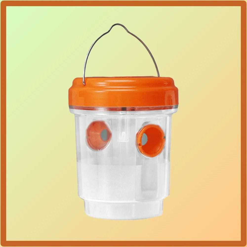 Wasp Trap Reusable Dual Entry Design - Harmless to Bees