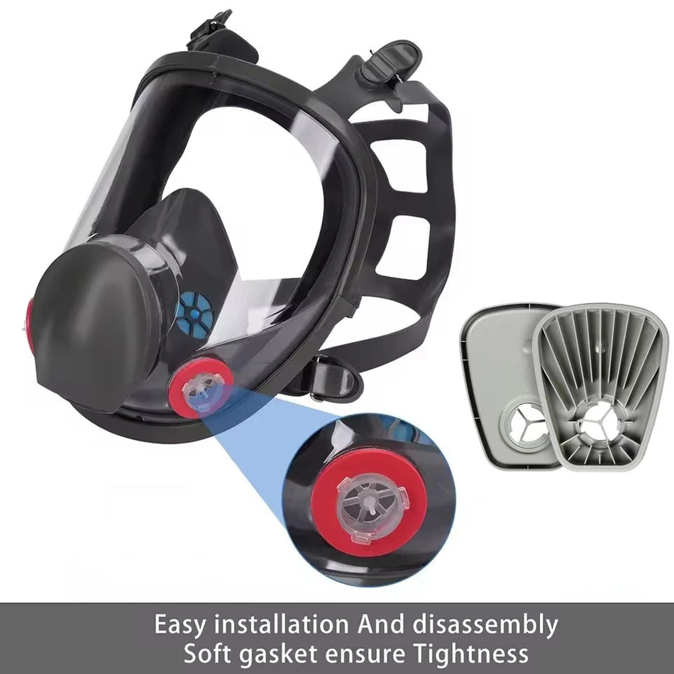 6800 Dust Mask Full Face &ndash; Reusable Industrial Respirator