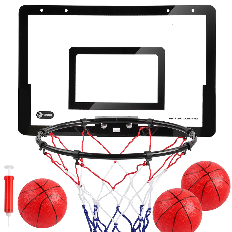 Metal Basketball Rim Mini Hoop Indoor Backboard &ndash; Safe Play