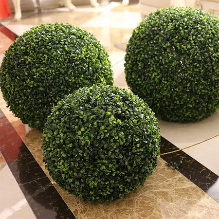 Artificial Grass Dome Ball Plants Simulation Leave Grass Ball Eco-friendly green 15/20/25/30/40cm Indoor Or Outdoor by InterCyprus Trading Ltd