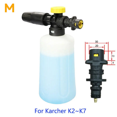 750ml Snow Foam Lance for High Pressure Washers - Fits Karcher, Nilfisk, Parkside, and More For karcher k2-k7