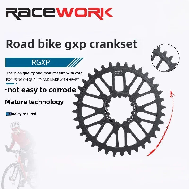 Narrow-Wide Mountain Bike Chainring, 32T-52T, for GXP Cranks