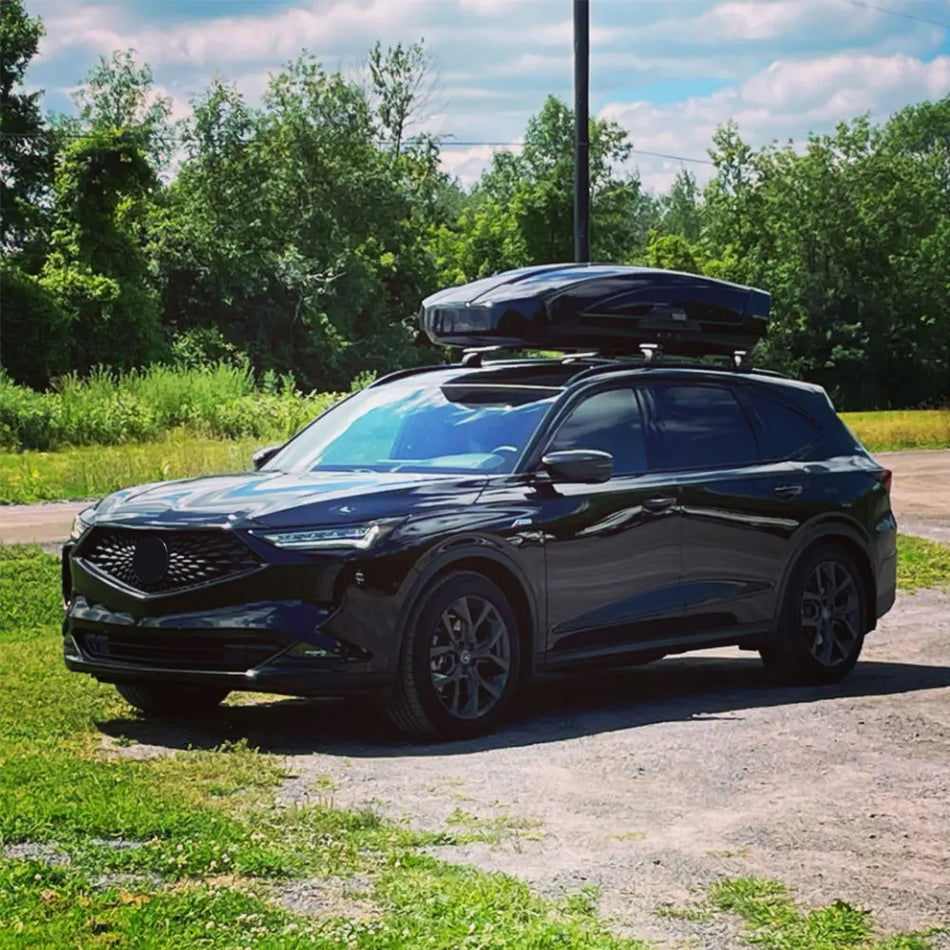 Acura MDX jumta bagāžnieka šķērsstieņi 4 gabalu alumīnija bagāžas sliedes 2022 2023 2024 2025 melns