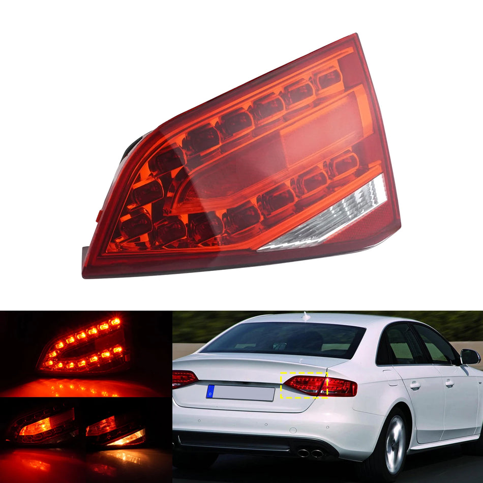 Pravé zadné vnútorné LED svetlo na zadnom nárazníku pre Audi A4 B8 8K