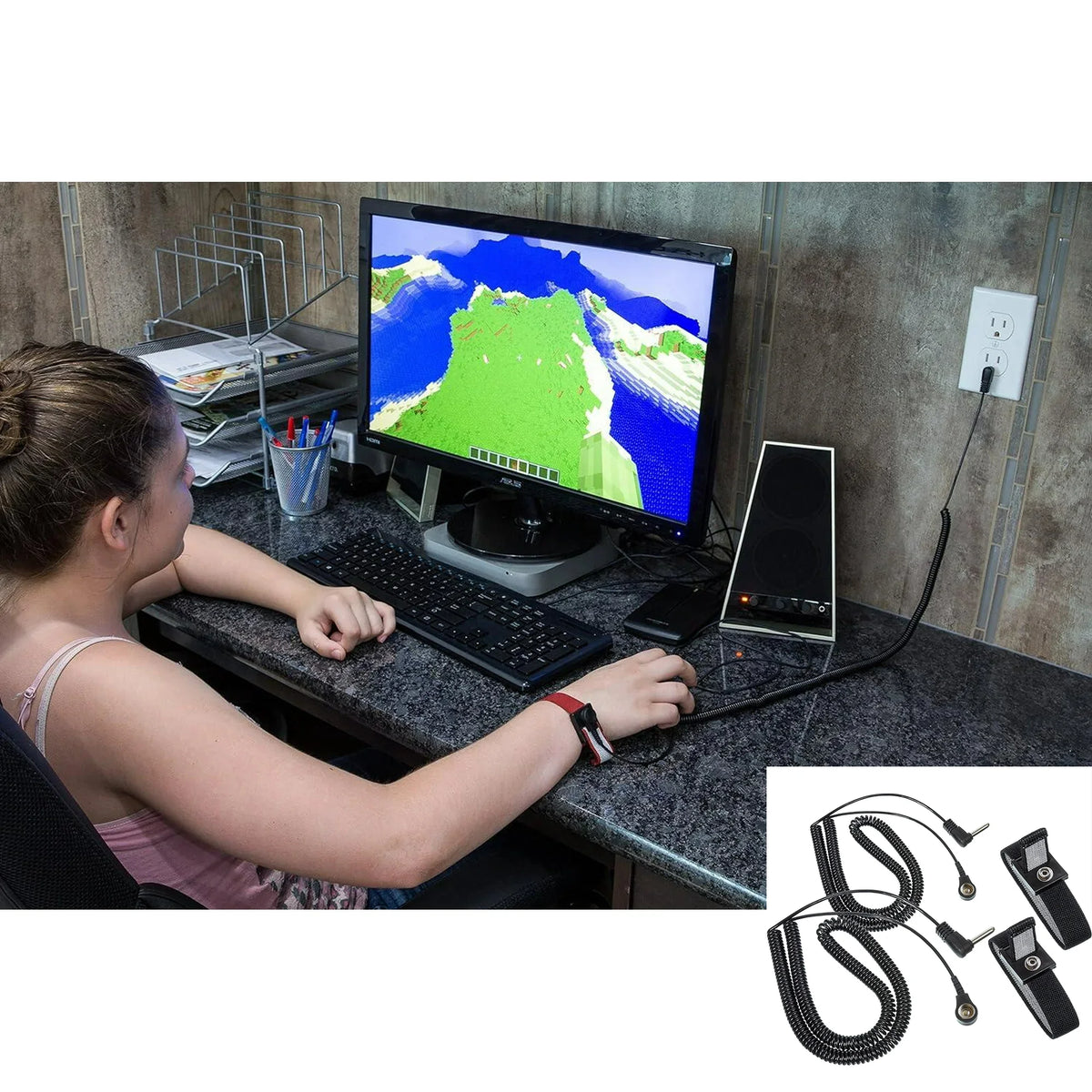 Grounding Wrist Strap 2 Pack &ndash; EMF Radiation Protection