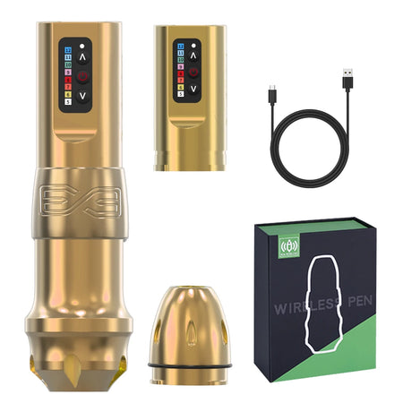 EXO Wireless Tattoo Machine &ndash; Battery Powered Rotary Pen 2 battery 2