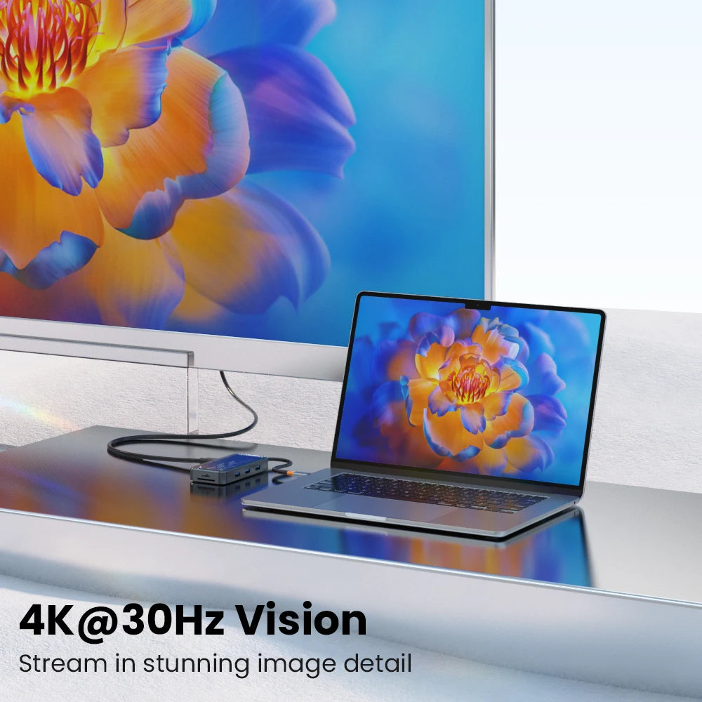 10-in-1 USB C Hub &ndash; High-Speed 4K Video Output