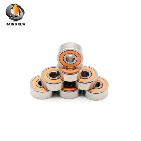 10PCS Stainless Steel Hybrid Ceramic Bearings for Fishing Reels - ABEC7 Rated