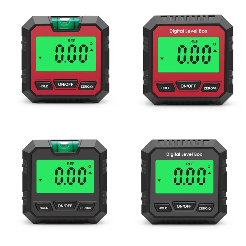 Digital Protractor 4x90 Inclinometer &ndash; Backlight Display
