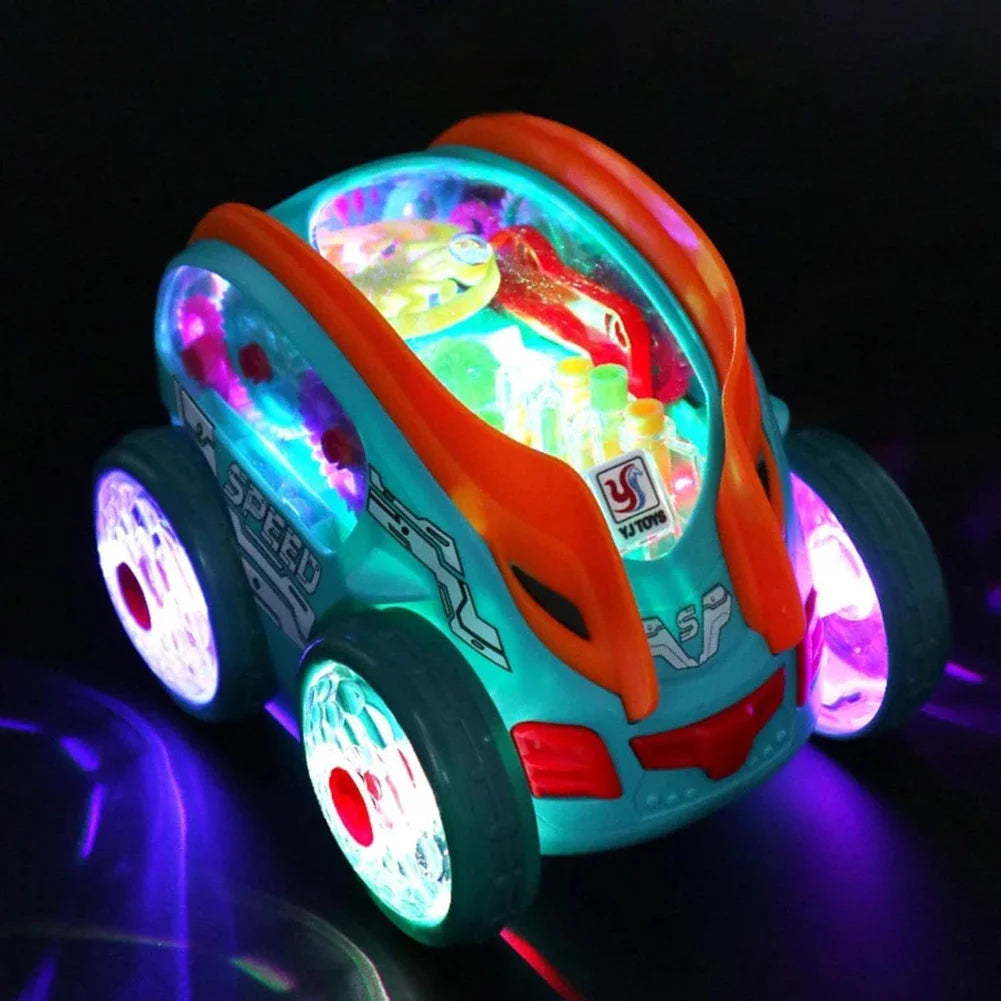 Electric Rotating 3D Luminous Music Car - Music Light Show