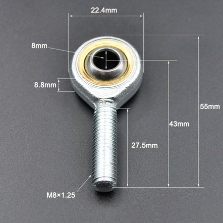 Rod End Bearing 5mm 6mm 8mm 10mm - Self Lubricating Joint