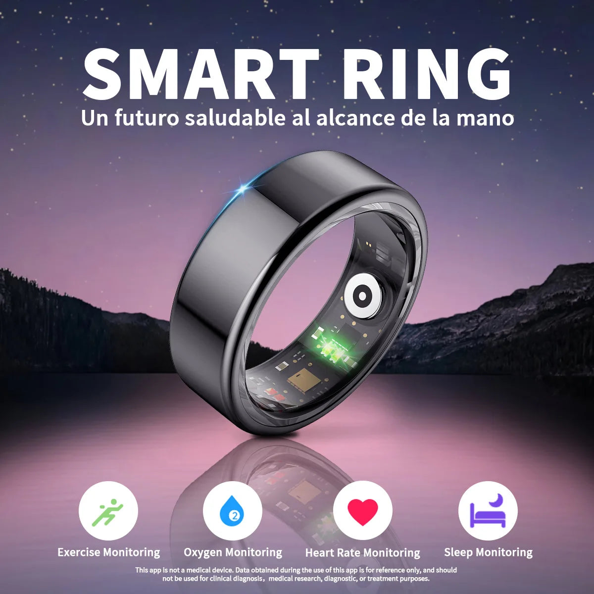 Xiaomi Smart Ring: Advanced Health Monitor with Heart Rate, Sleep Tracking &amp; Gesture Control