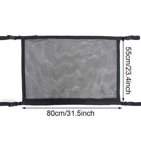 Car Roof Storage Organizer &ndash; Durable Polyester Mesh D