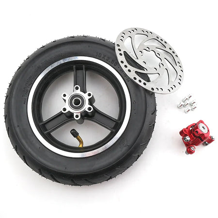 10 Inch Electric Scooter Wheels with Disc Brake - 10X2.50 Hollow Tyre Set 1 set / CHINA