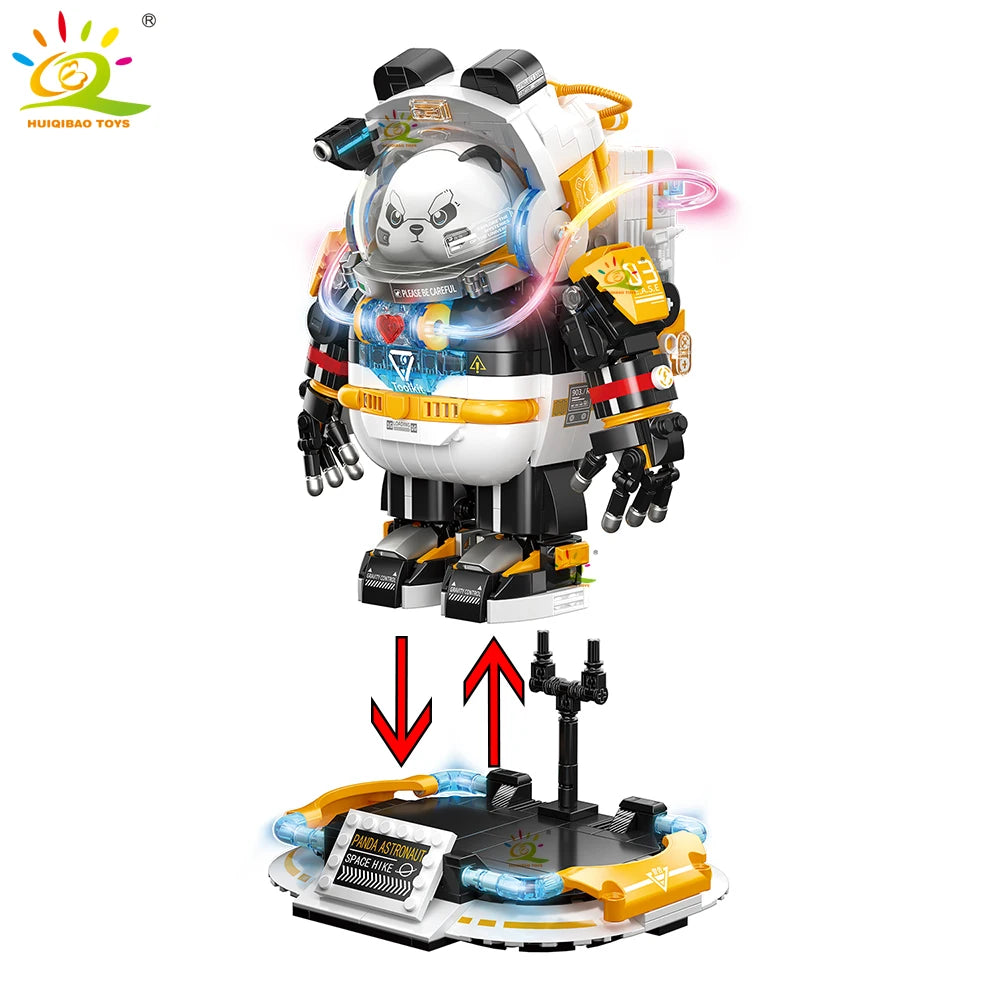 HUIQIBAO MOC Space Panda Astronaut &ndash; Educational Kit