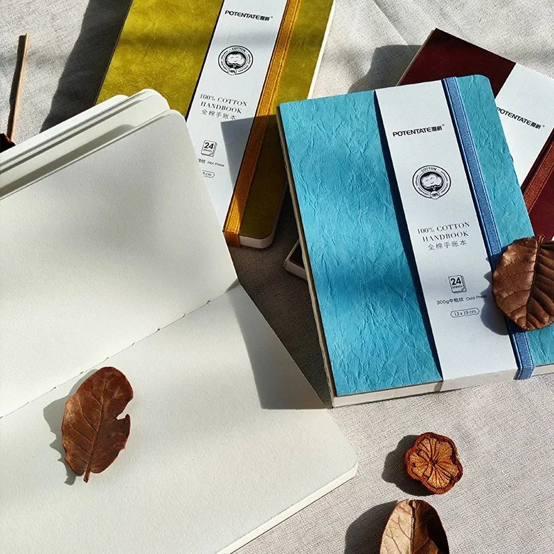 POTENTATE Linen-Bound Hardcover Artists Paper Pads &ndash; Smooth