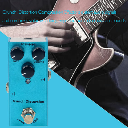 Miwayer Multi-Effect Guitar Pedal &ndash; True Bypass Rich Tones 03-Crunch Distortion