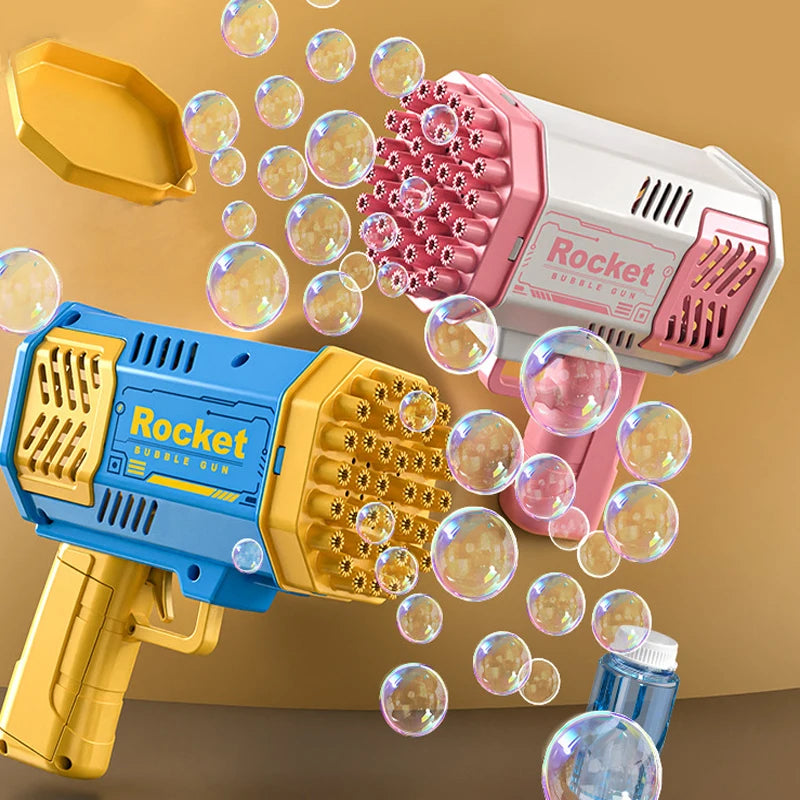 69 Holes Bubble Machine For Kids Outdoor Party Toy Bubble