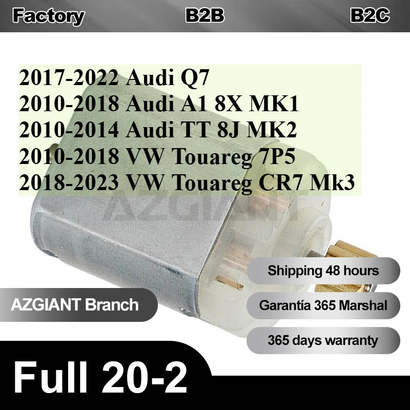 Reemplazo del motor del actuador de bloqueo de puerta 12V DC para Audi Q7 TT 8J MK2
