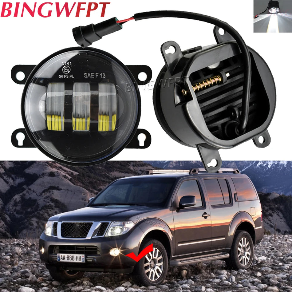 Priekšējā bufera LED miglas gaismas Nissan Pathfinder R51, Navara D40, Frontier