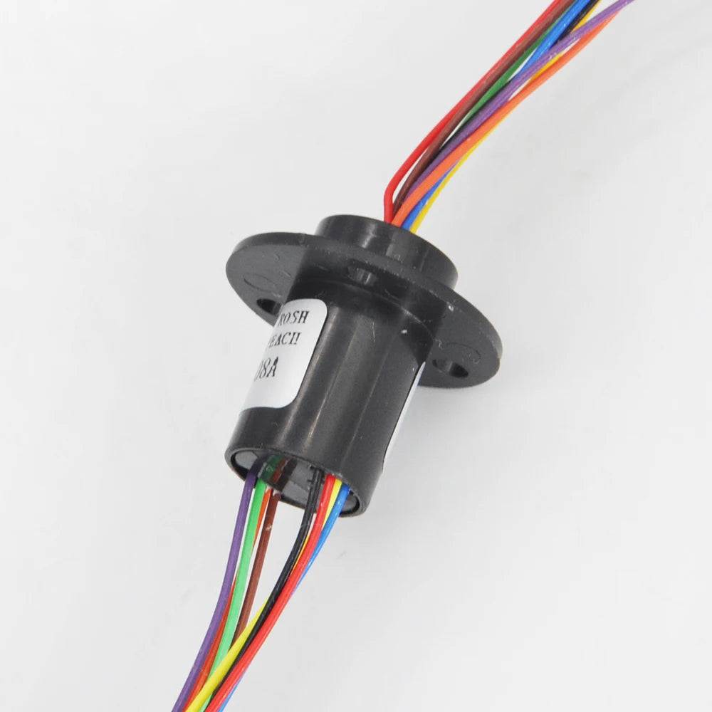 Micro Rotate Slip Ring 2A 12.5mm - Multi Channel Options 8 Channel