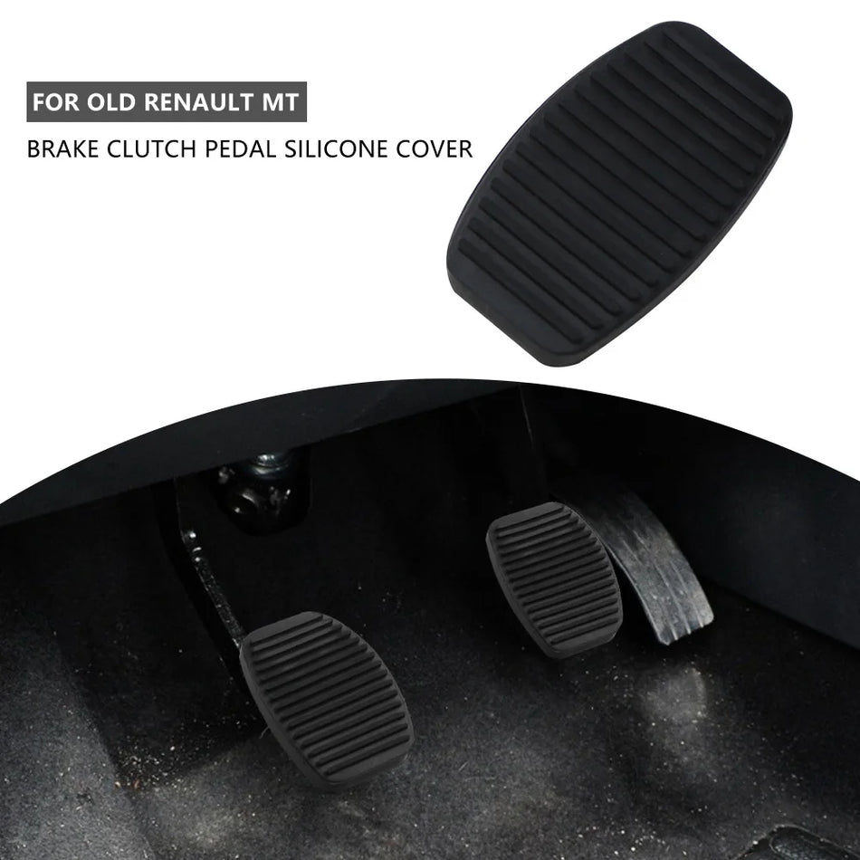 Силиконова подложка за педали на Renault Clio, педали за спирачка и съединител, лесен монтаж