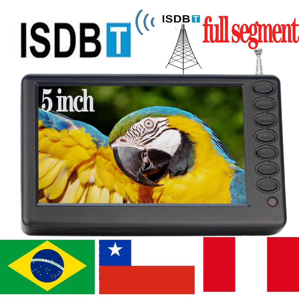 LEADSTAR D5 Portable Mini Digital TV with Full Segment Decoder Default Title