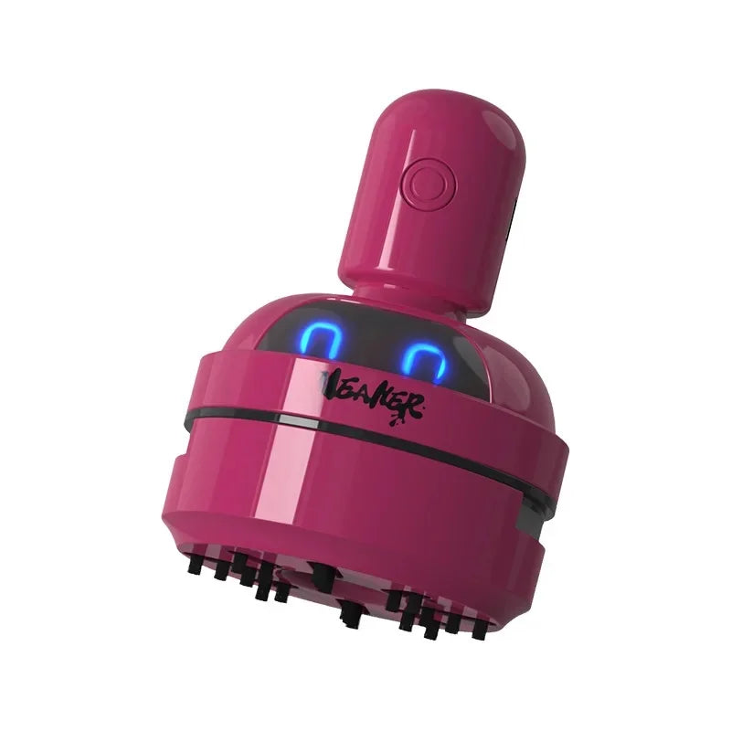 Mini Desktop Dust Collector &ndash; Compact USB Portable Vacuum 632 Red [three-gear suction charging version] English packaging