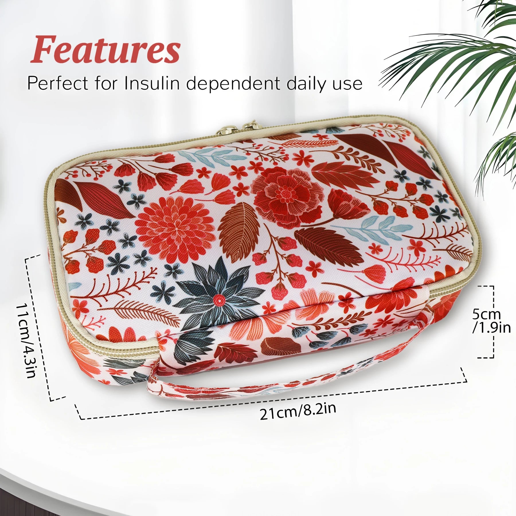 Large Portable Insulin Cooler Travel Bag &ndash; Lightweight