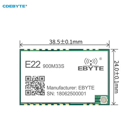 LoRa SX1262 33dBm Module 868 And 915 MHz SPI E22 900M33S Default Title