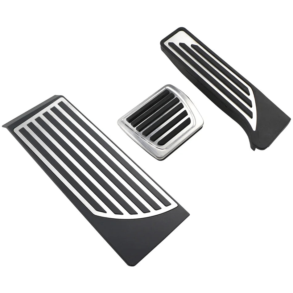 Alfa Romeo Stelvio Ruostumattomasta Teräksestä Valmistettu Jalkatuki Poljinpeite Setti Kumilla