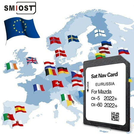 SMIOST Map SD Card Mazda CX-5 CX-60 2022 Plus - 32GB Update CHINA / CX-5 CX-60 no USB