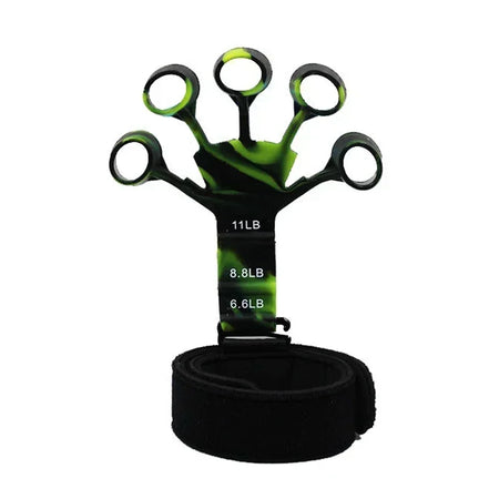 Hand Grip Strengthener for Athletes &amp; Musicians - 6 Resistance Levels green-1pc