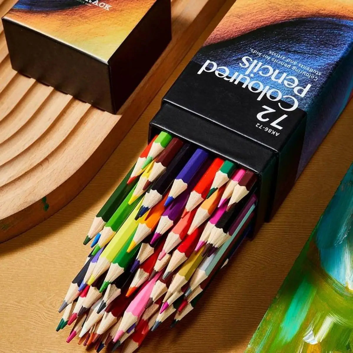 ARJTRACK Professional Oil Wood Soft Watercolor Pencils