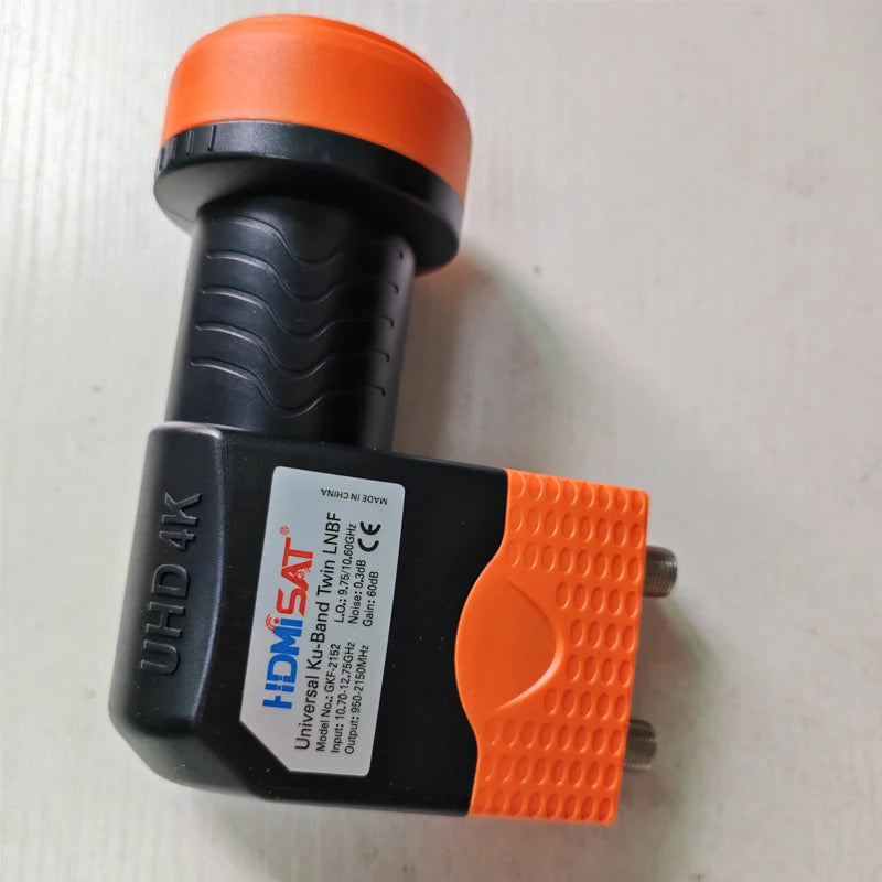 4K UHD Single Dual LNB Dish Universal Ku Band LNBF 950-2150MHz DVB-S2 HDTV KU-Band LNB Digital Satellite TV Receiver 40mm Holder