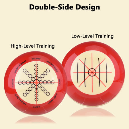 Red White Resin Billiard Ball &ndash; Long Lifespan Resin