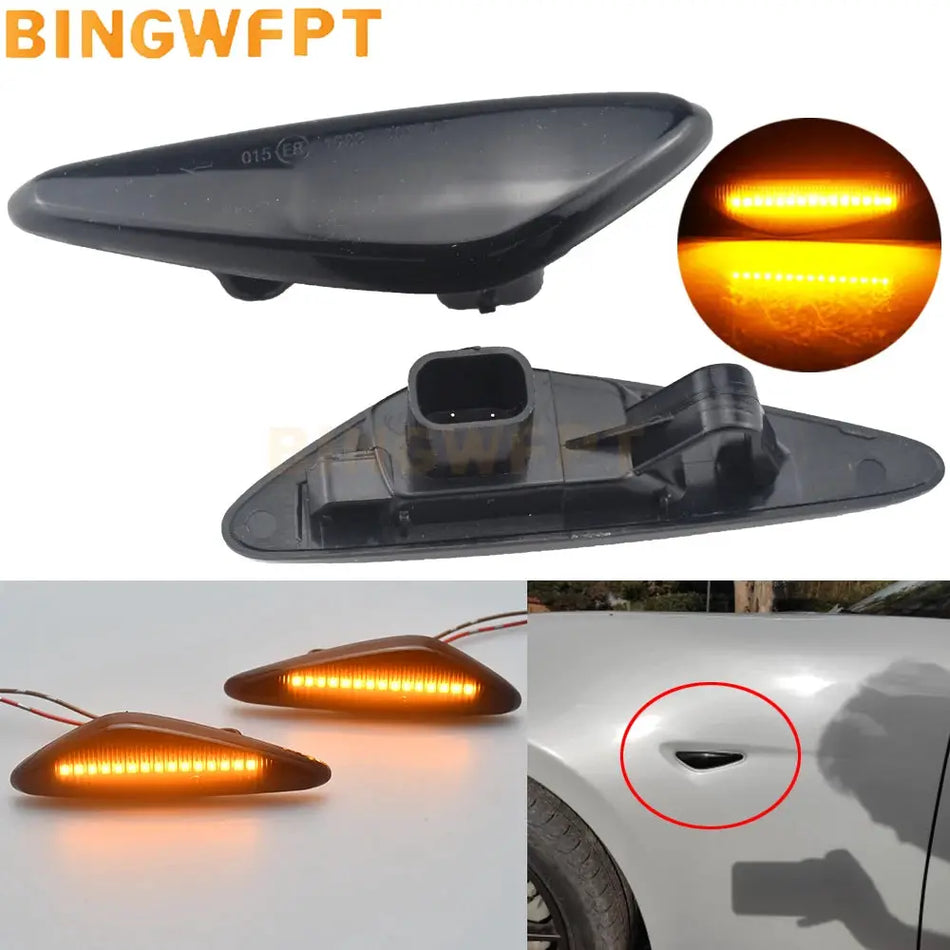 BINGWFPT Dynamic LED Turn Signal Light Side Marker Lights Lamp For Mazda Miata MX5 ND RX-8 6 Atenza GH 2008-2012 5 Premacy CW by InterCyprus Trading Ltd