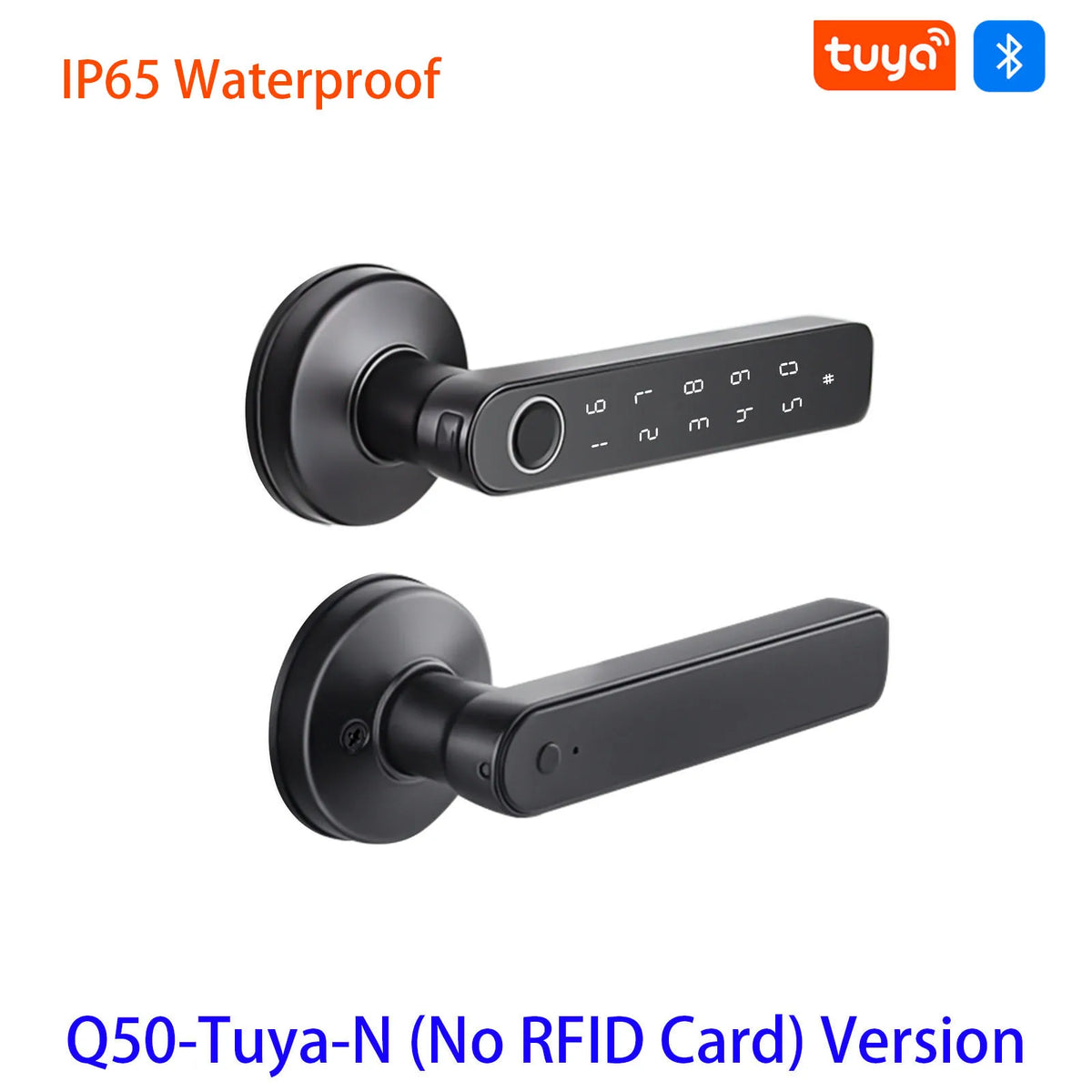 Tuya BLE Smart Fingerprint Door Lock &ndash; Multi-Mode Unlock Q50-tuya NO rfid