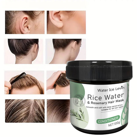 Rice Water Hair Mask &ndash; Damage Repair and Frizz Control