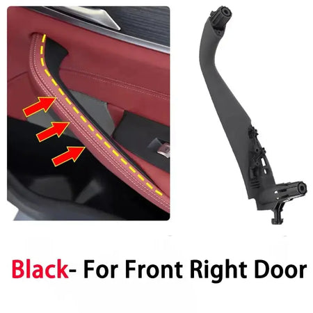 For BMW 5 Series G30 G31 4PCS Car Door Handle Inside Panel Trim Door Pull Handle For BMW 5 Series M5 2017-2023 51417438521 by InterCyprus Trading Ltd