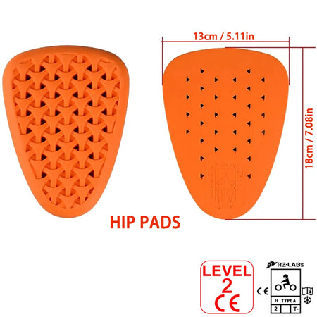 ALPINES RZ Motorcycle Riding Jeans &ndash; CE Level 2 Protection 2pcs Hip