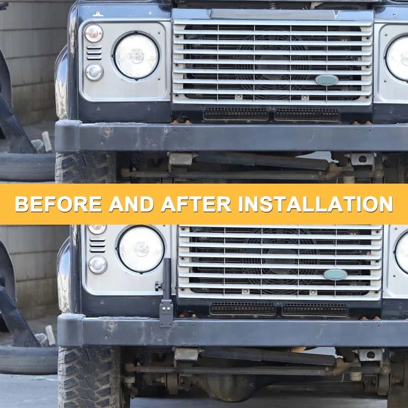 Karbon Çelik Siyah Defender Tampon Anten Braketi 2004 2018