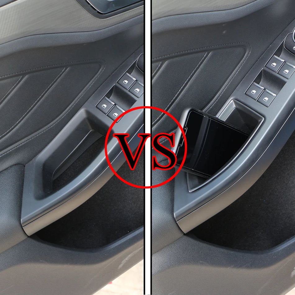 Door Storage Box ABS Front Door Panel Trim For Ford Focus MK4 2019-2022 Fits Left And Right Doors 2 Pack