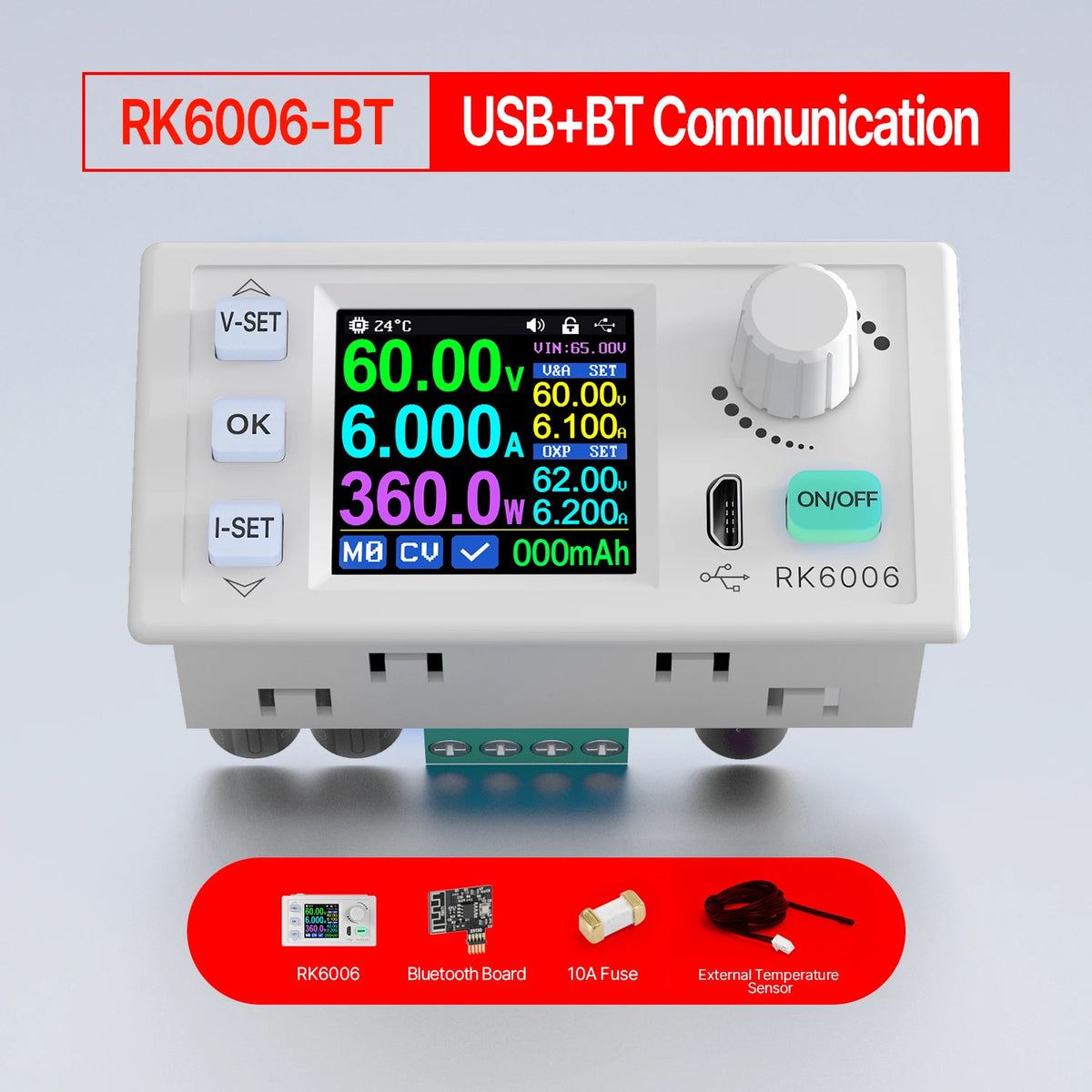 RK6006 DC Regulated Power Supply &ndash; USB Firmware Upgrade RK6006-BT