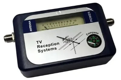 DVB-T Digital TV Antenna Finder with Compass Aerial Terrestrial Signal Meter Pointer TV Satellite Receiver Systems BT-01 blue