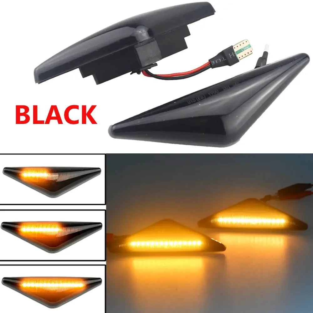 Dynamic Turn Signal LED Side Marker Mirror Light Flashing Indicator For Ford MONDEO 2000-2007 MK3 FOCUS MK1 1998-2004 by InterCyprus Trading Ltd
