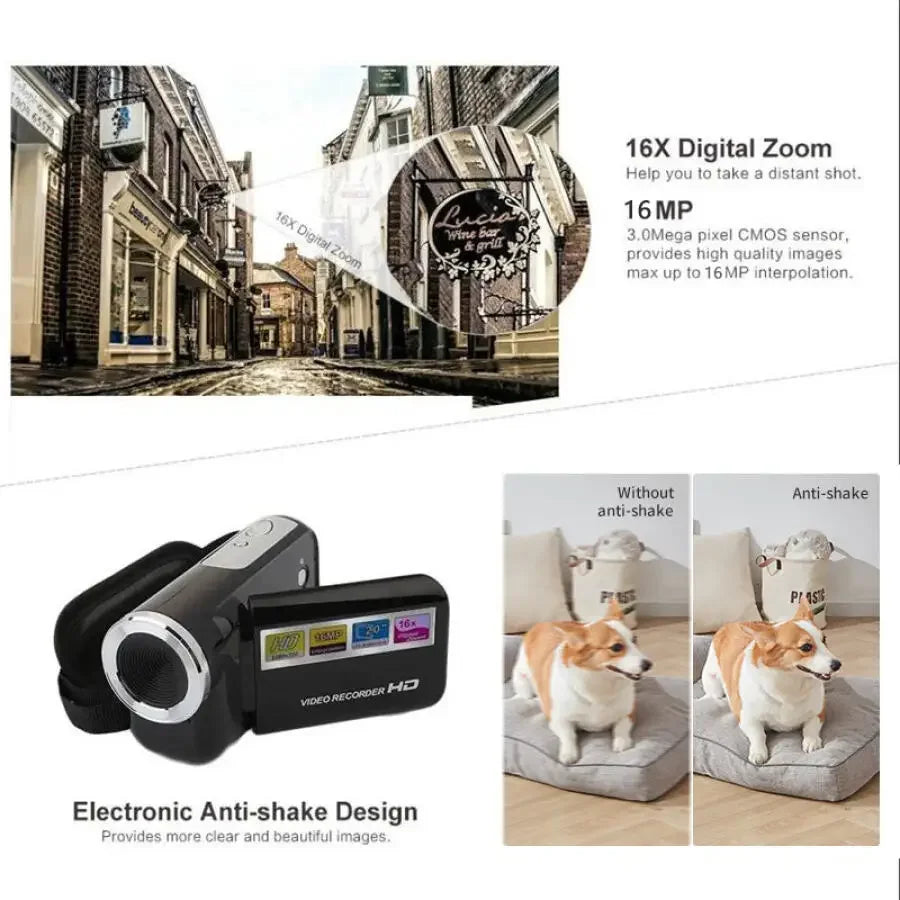 Digital Camera 24MP 4X Zoom &ndash; Electronic Image Stabilization