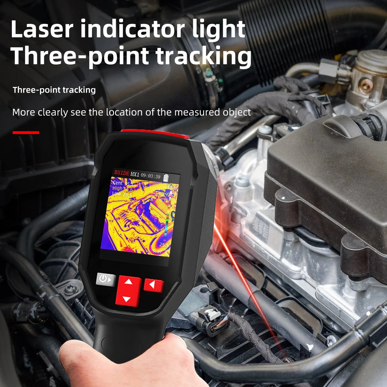 BSIDE HX3 Thermal Imaging Camera - High-Resolution Handheld Thermometer (-20 to 550u2103)