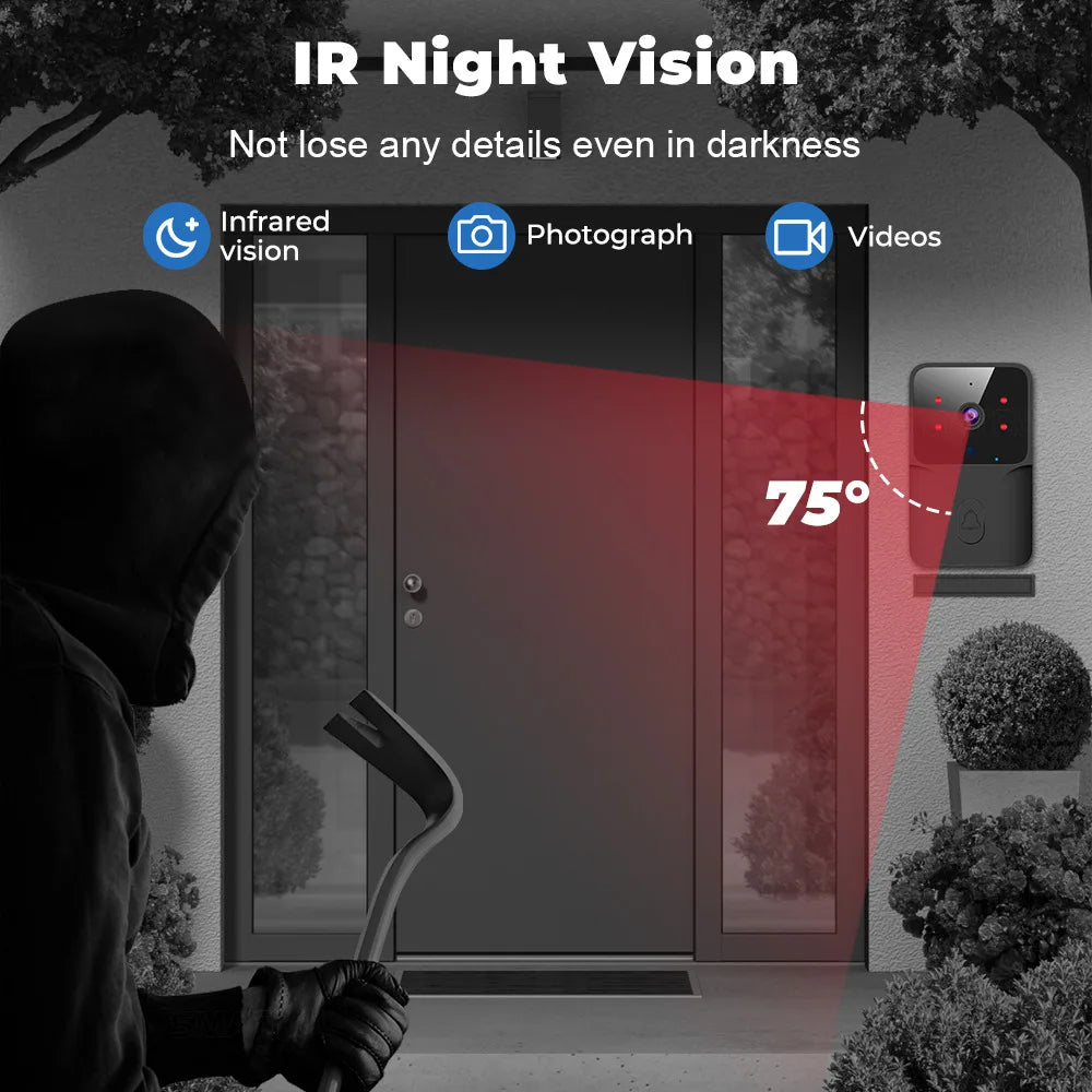 Tuya Intelligent Wifi Doorbell Outdoor &ndash; Night Vision